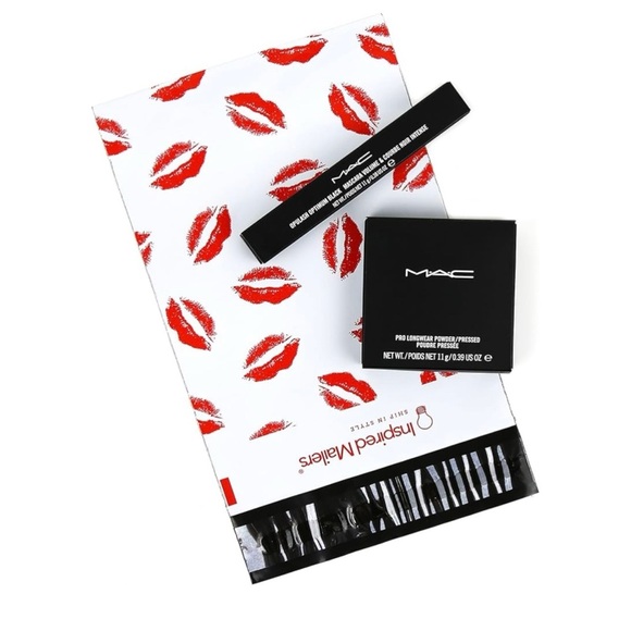 Inspired Mailers Weather Resistant Red Lips Poly Mailers Size 6โx9โ Lot of 25 - Picture 2 of 15